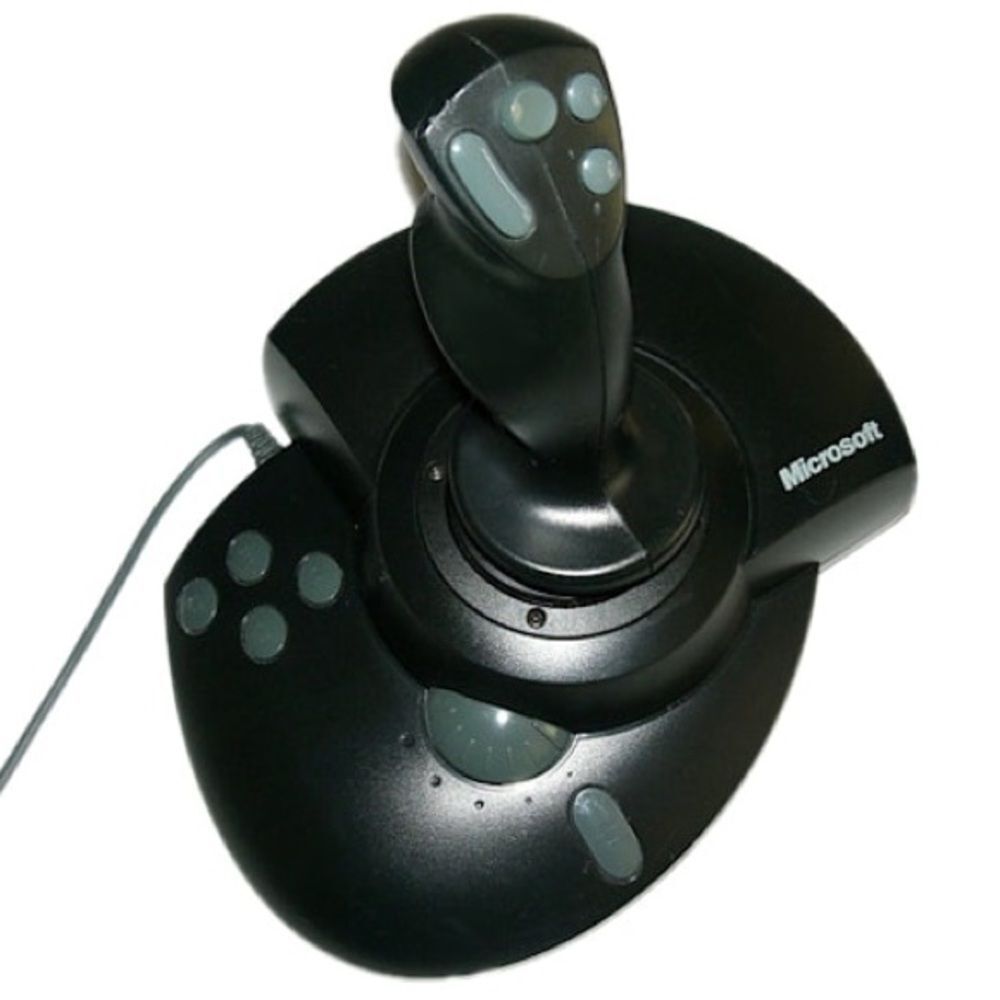 Vintage Microsoft Sidewinder Force Feedback Pro PC Joystick